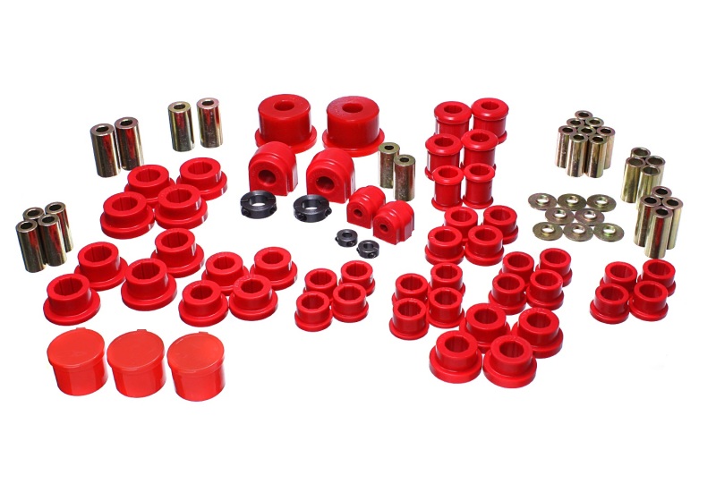 Mazda Miata Bushing Kit - Energy Suspension - Hyper-Flex Master - Red - 2016